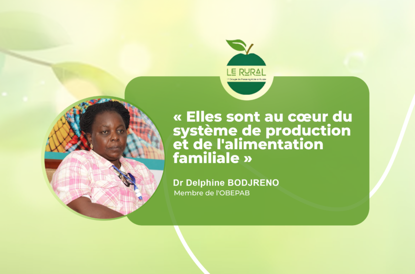  DR DELPHINE BODJRENOU A PROPOS DU RÔLE DES FEMMES DANS L’AGRO-ÉCOLOGIE