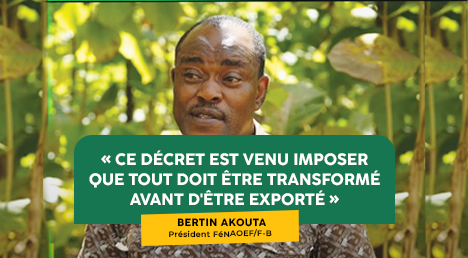 Depuis environ un an, le gouvernement béninois a pris de nouvelles mesures et modalités d'exportation des produits forestiers en République du Bénin