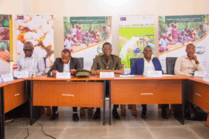 Le 4 mars 2025, le FNDA a lancé à Cotonou un projet pilote d’assurance agricole à indice de rendement