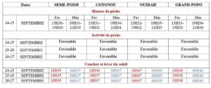 Les pêcheurs artisanaux de Sèmè-Podji, Cotonou, Ouidah et Grand-Popo peuvent se réjouir. Selon le Bulletin Spécial Pêche Artisanale publié pour la période du 24 au 27 septembre 2025, les conditions de pêche seront favorables sur l’ensemble des côtes béninoises. 