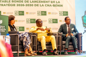 Sous le parrainage du ministère de l’Agriculture, de l’Élevage et de la Pêche, la Chambre nationale d’agriculture du Bénin (CNA-Bénin) lance sa stratégie 2026-2030 à travers une table ronde à l’hôtel Golden Tulip. Organisée le 13 mars 2026, elle a réuni acteurs institutionnels et partenaires du secteur agricole pour débattre des grandes orientations à venir.